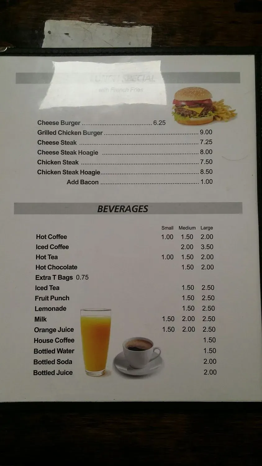 Menu 4