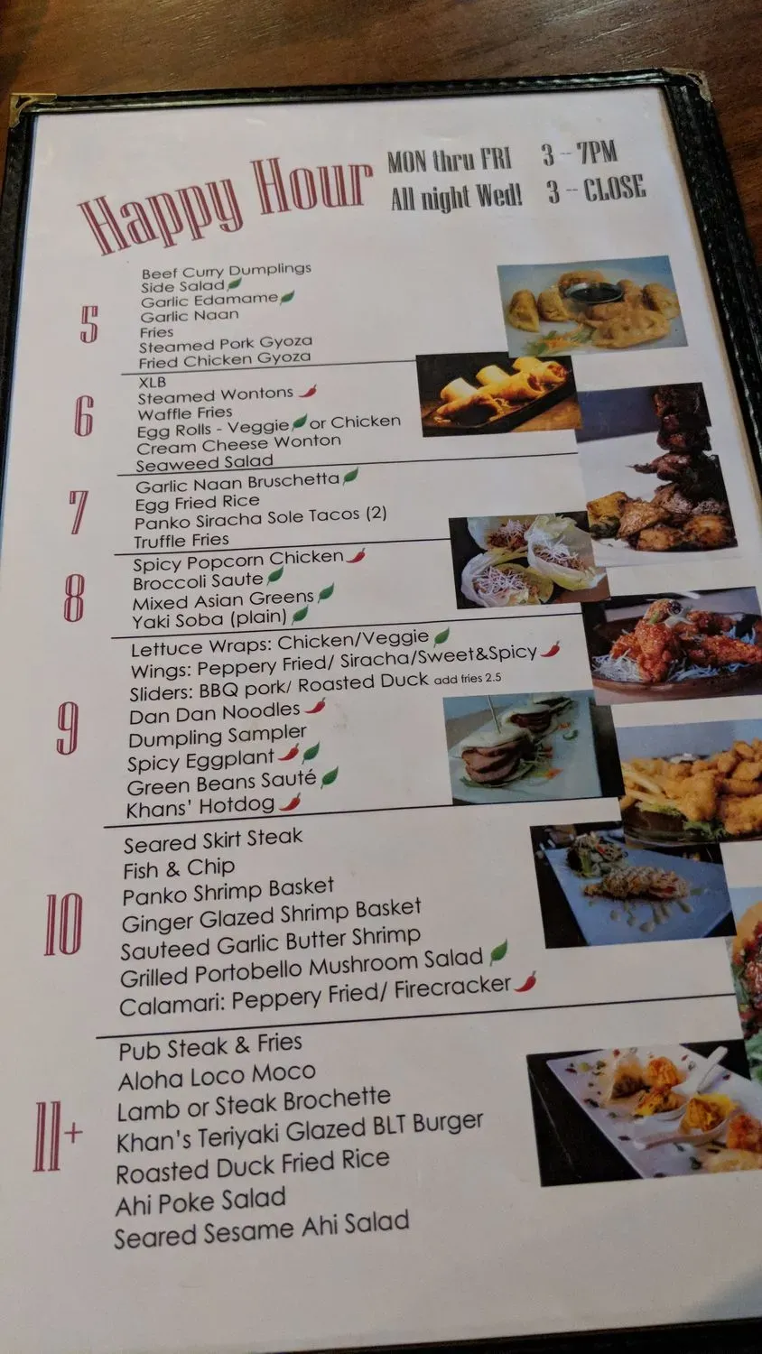 Menu 5