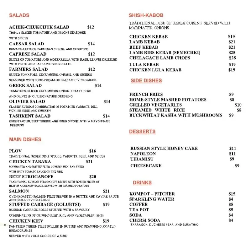 Menu 2