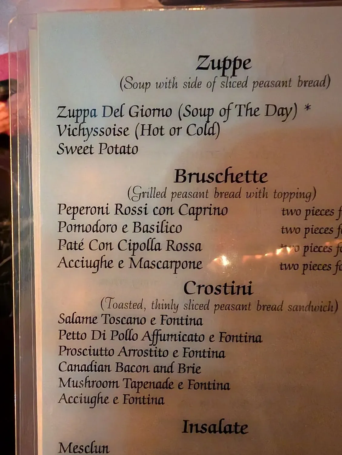 Menu 5