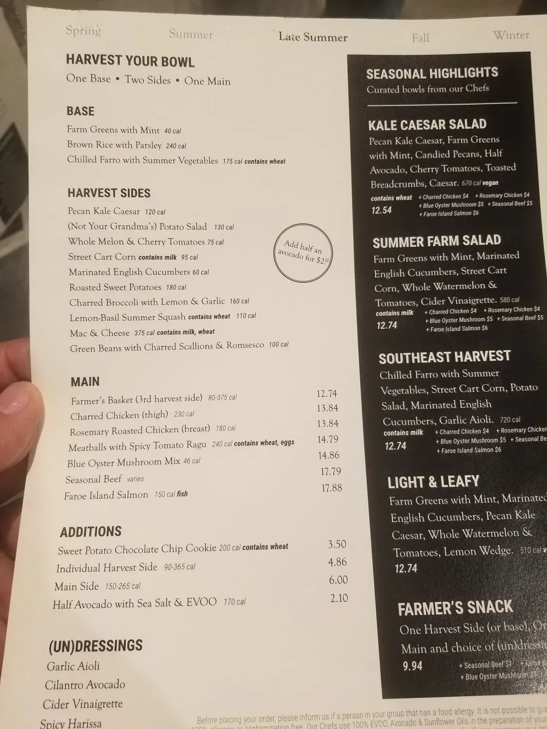 Menu 4