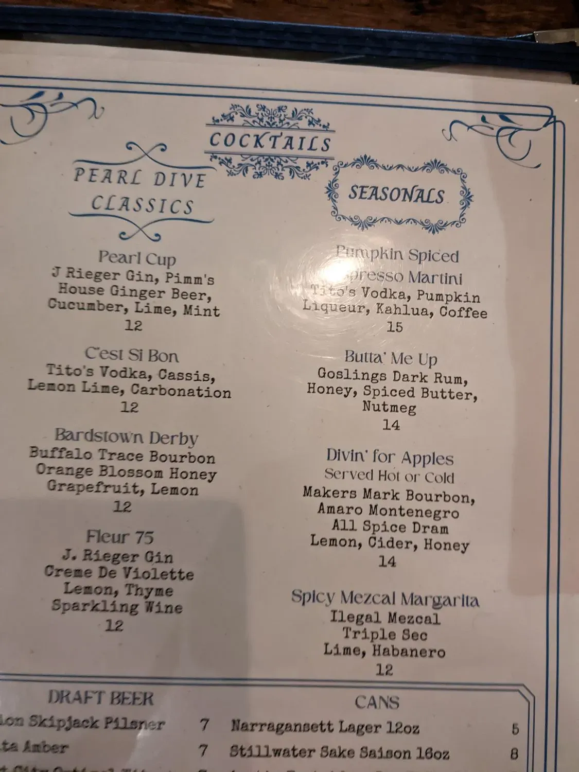 Menu 5