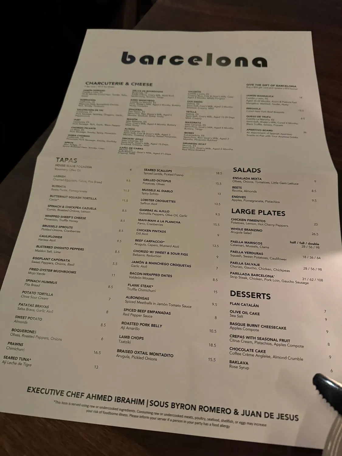 Menu 5