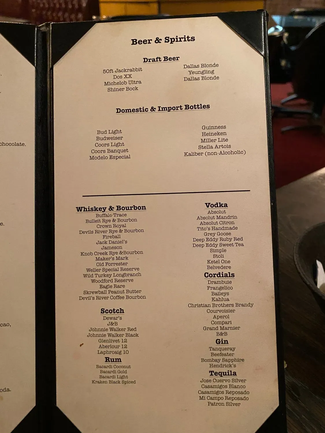 Menu 4