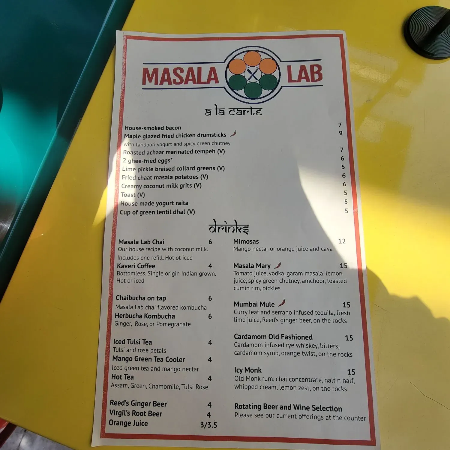 Menu 6