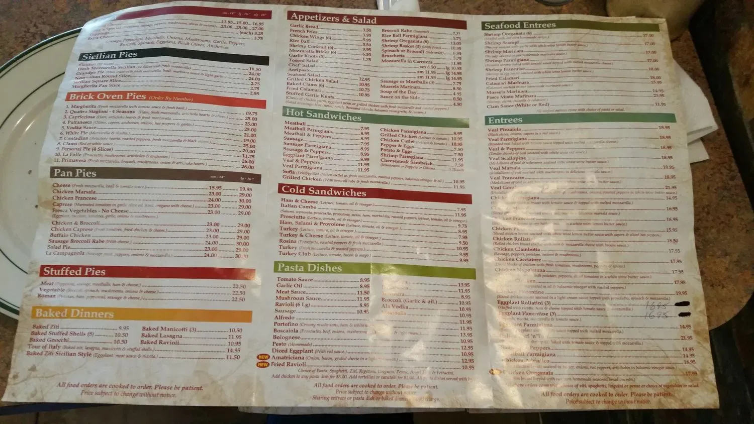 Menu 6