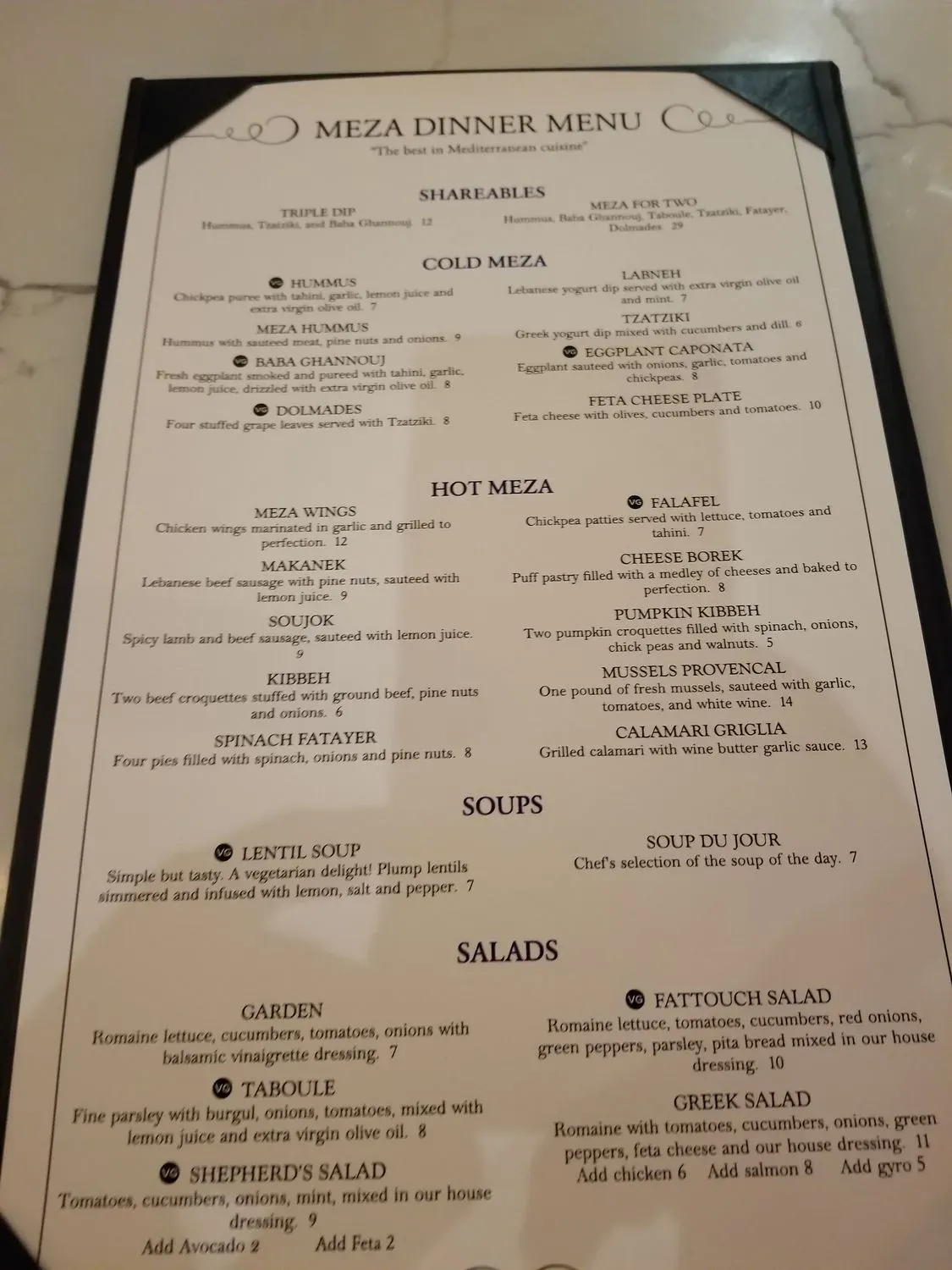 Menu 2