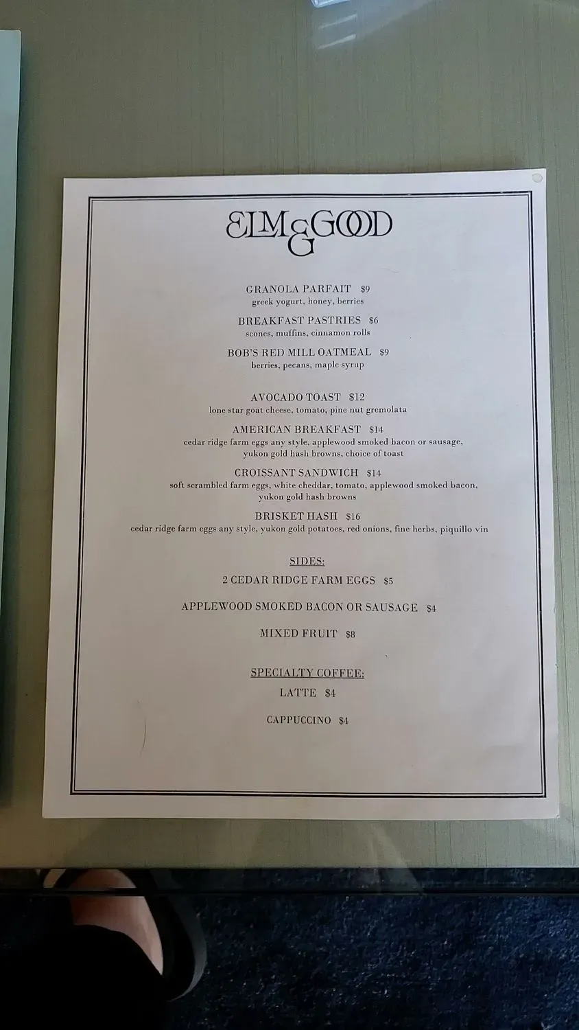 Menu 5