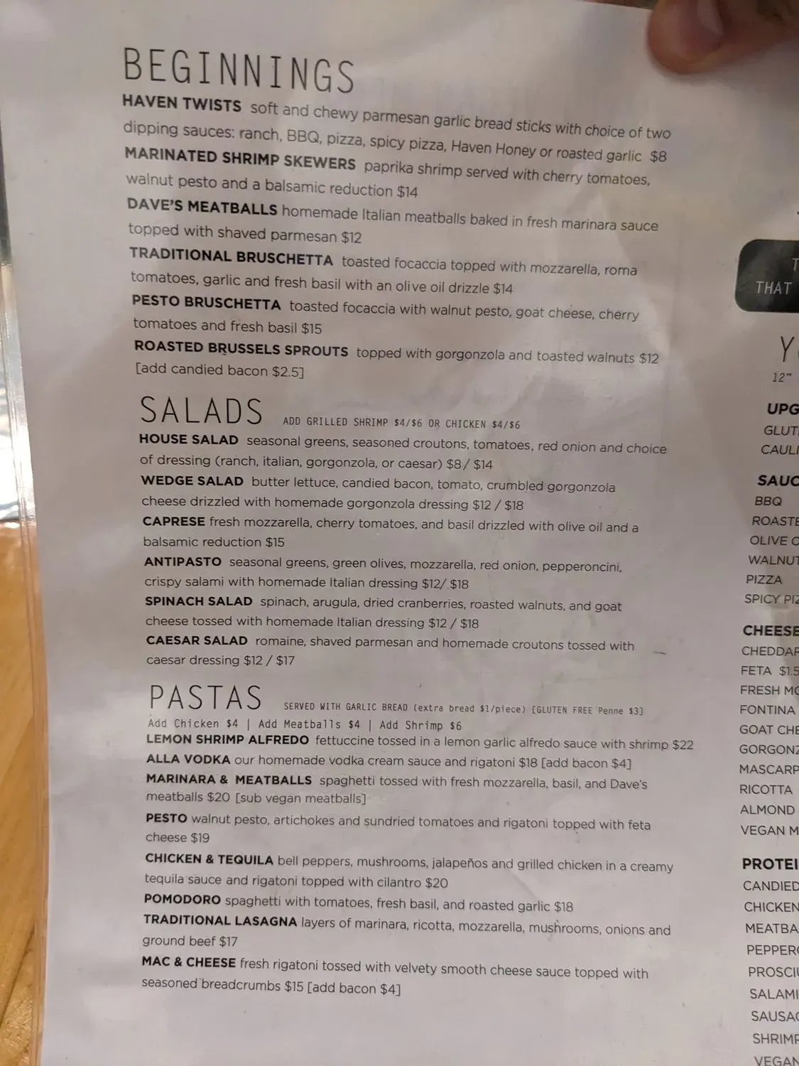 Menu 6