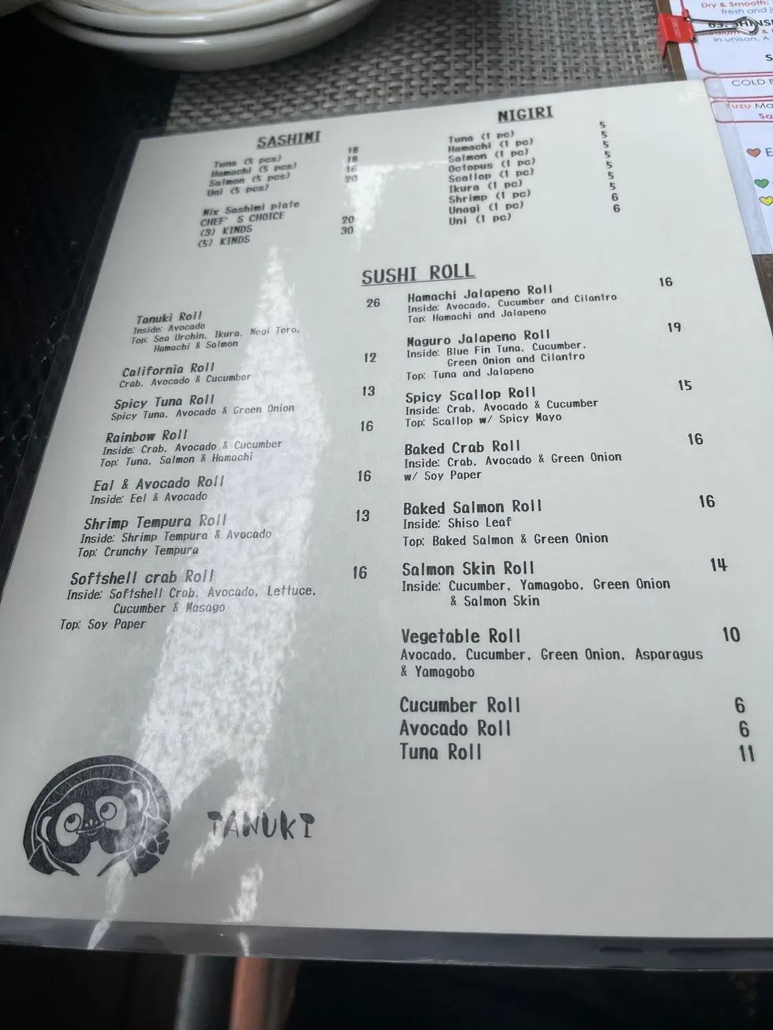 Menu 4