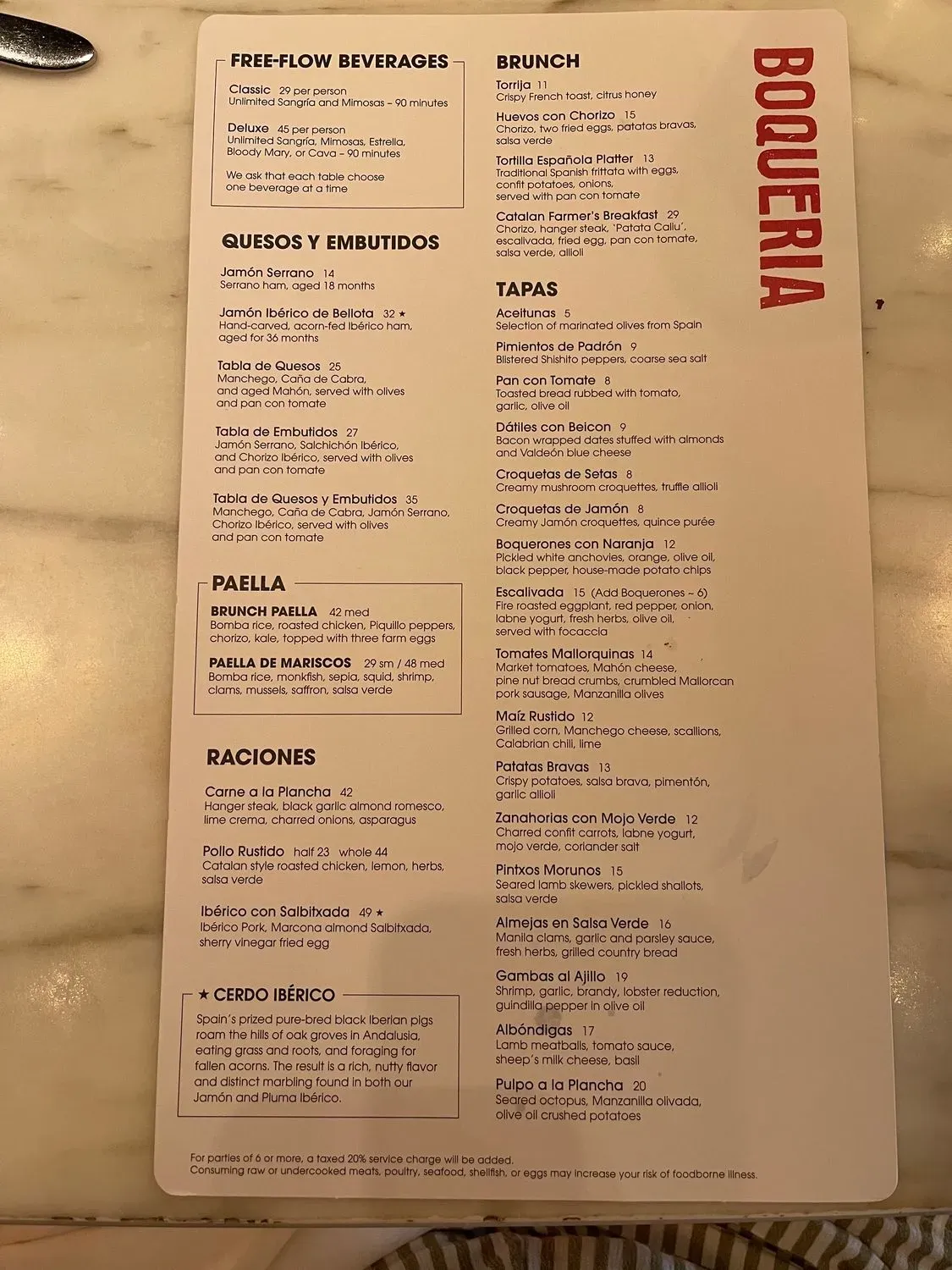 Menu 6