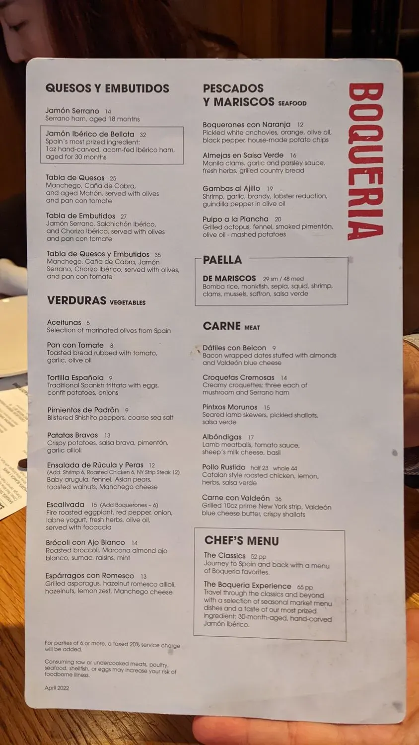 Menu 4