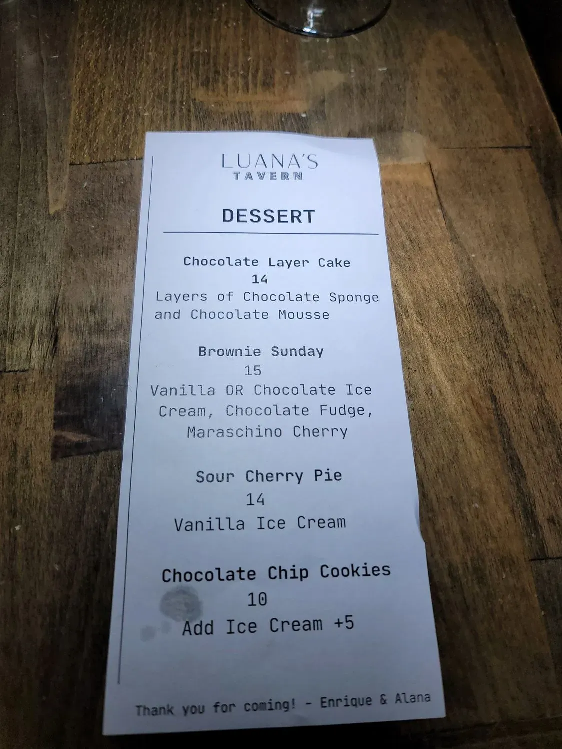 Menu 4