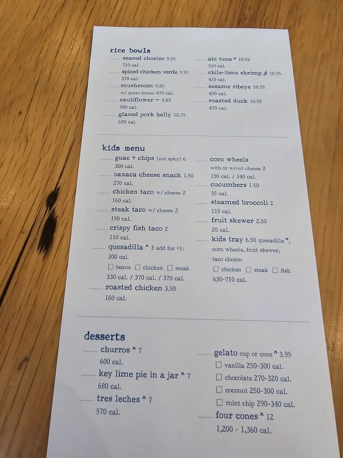 Menu 3