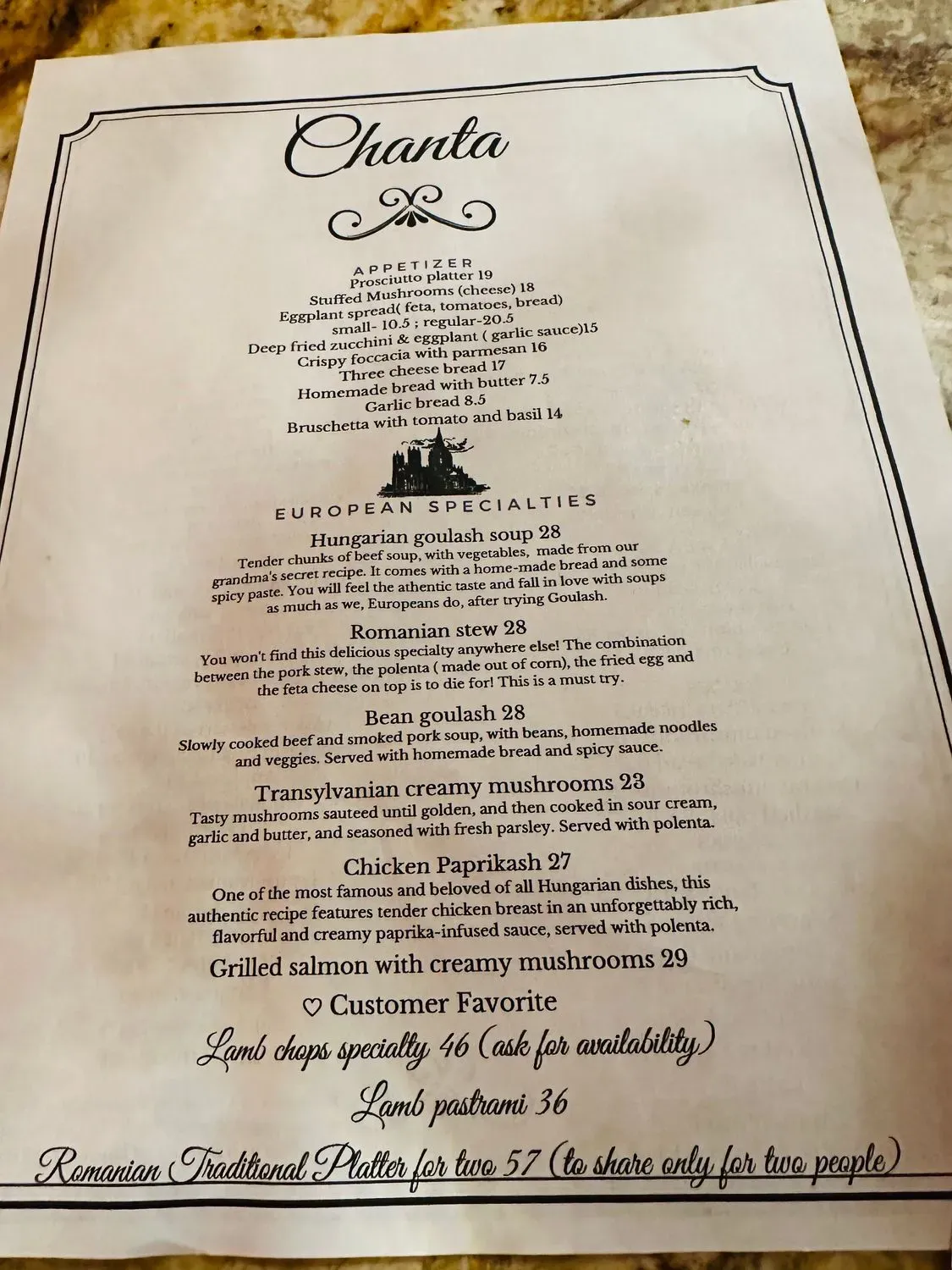 Menu 4