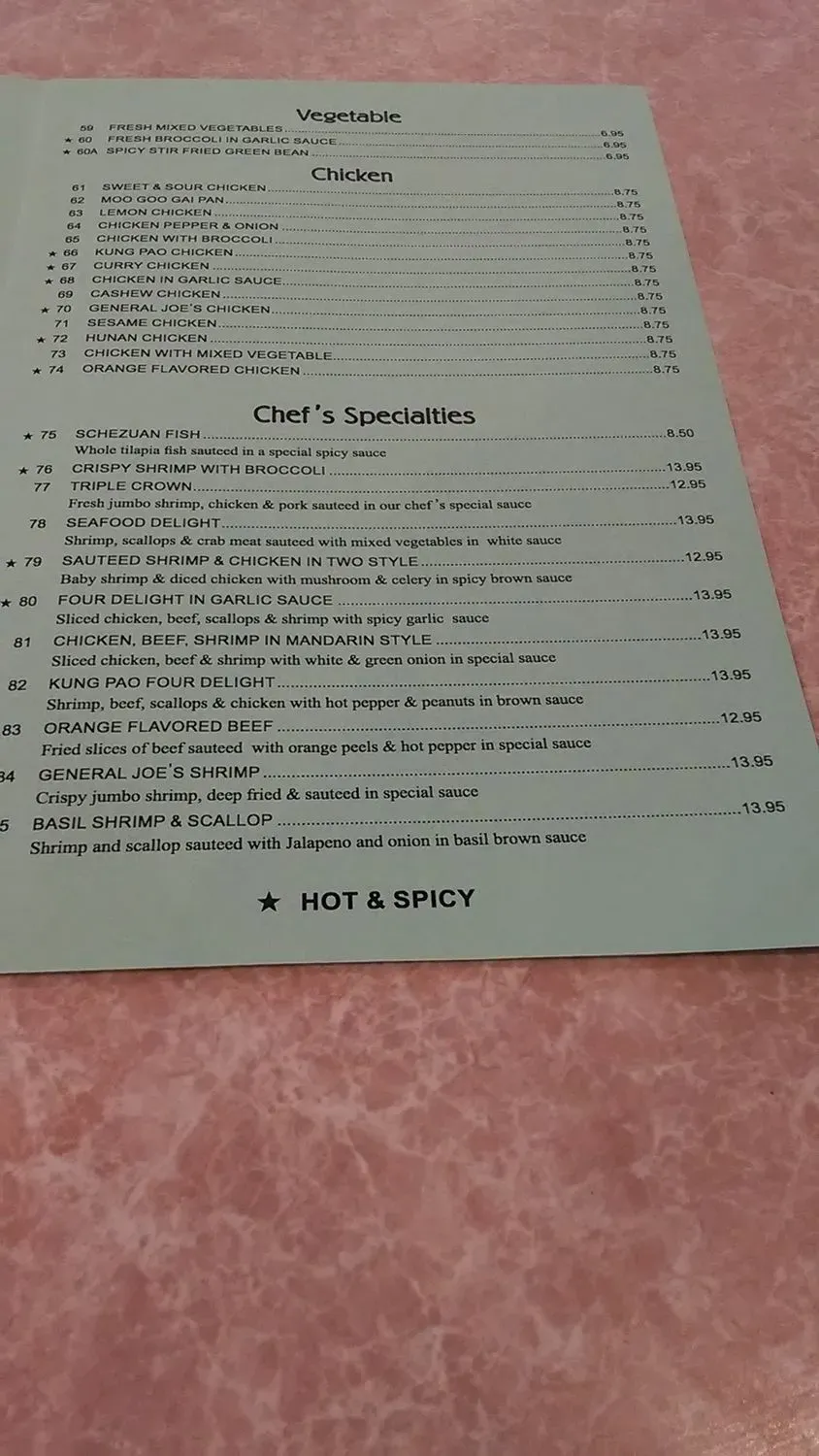 Menu 5