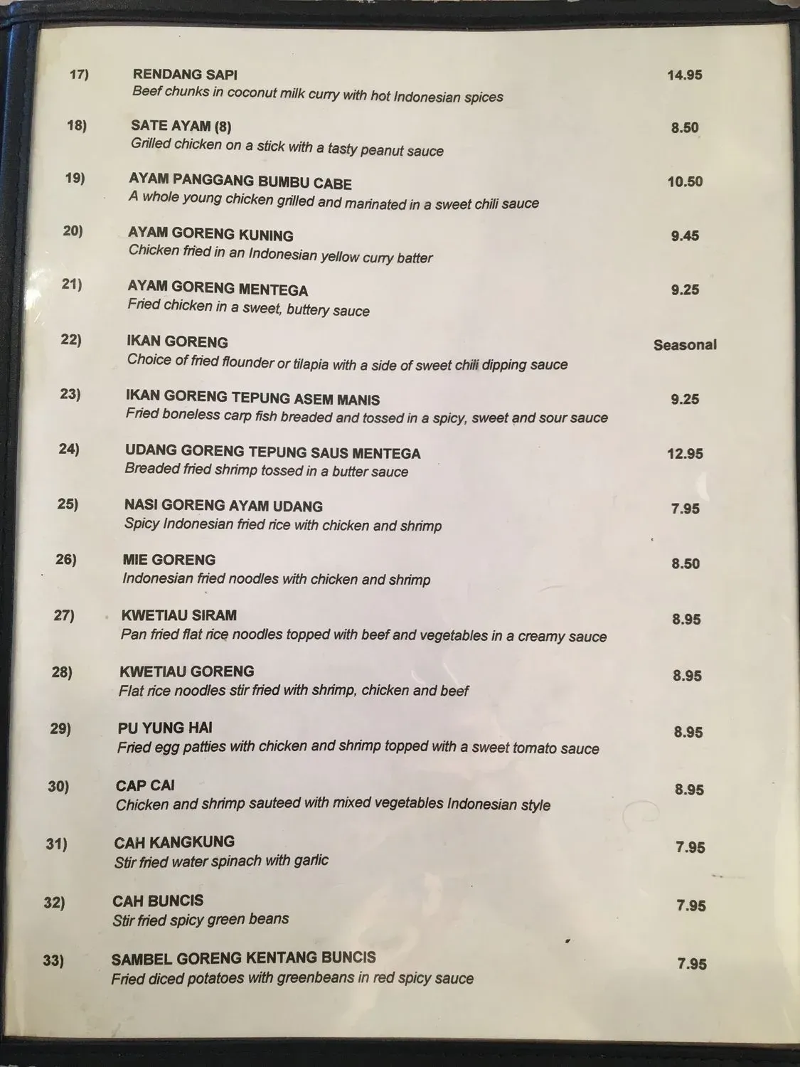 Menu 6