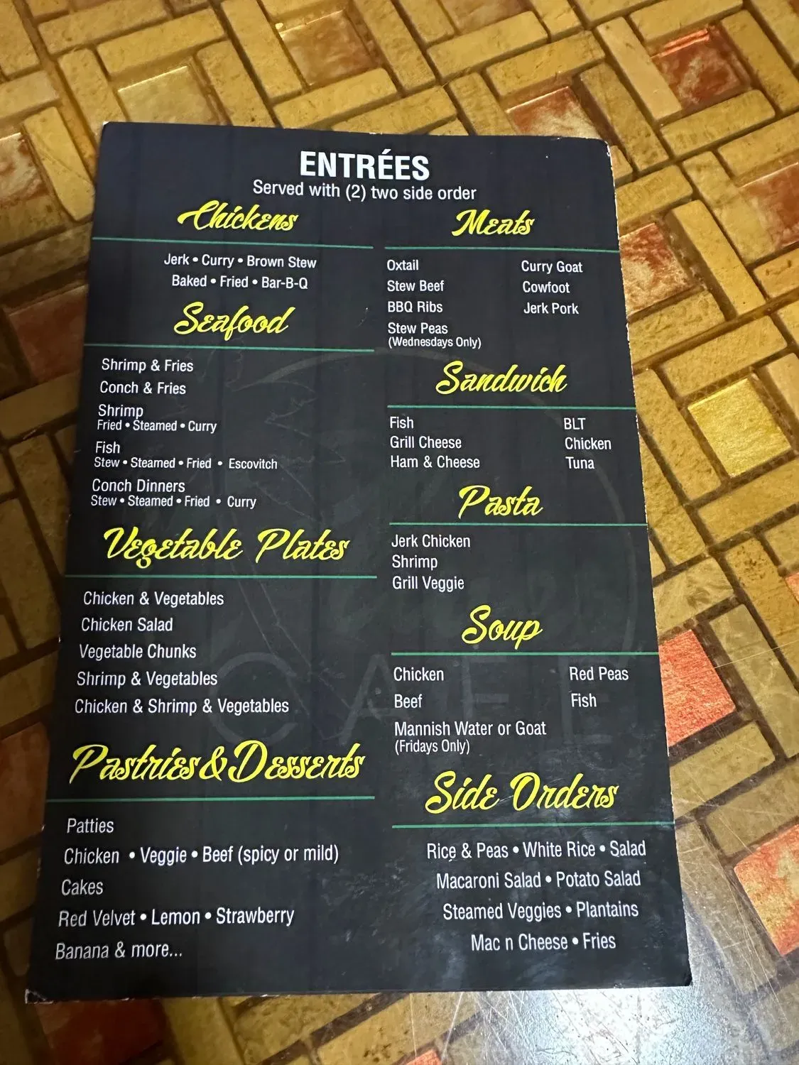 Menu 3