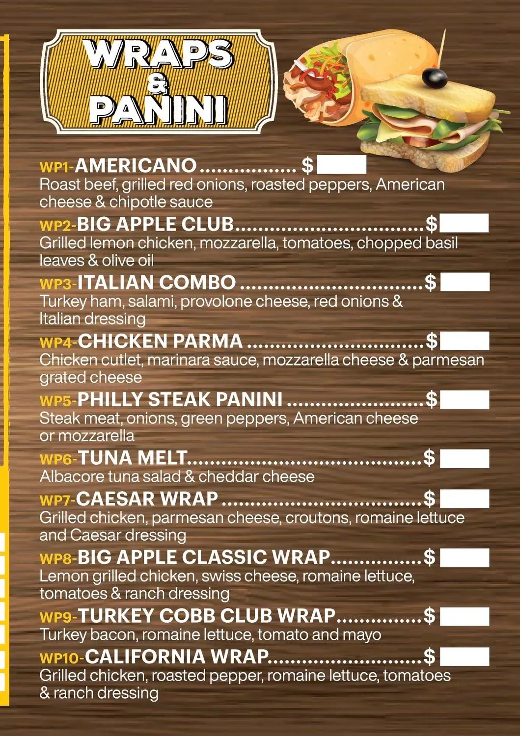 Menu 2