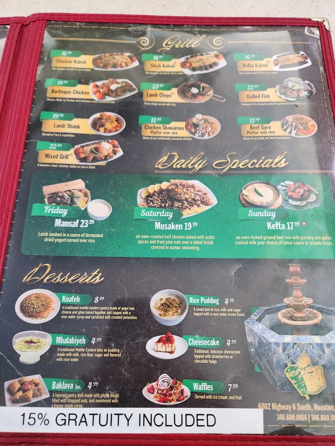 Menu 6