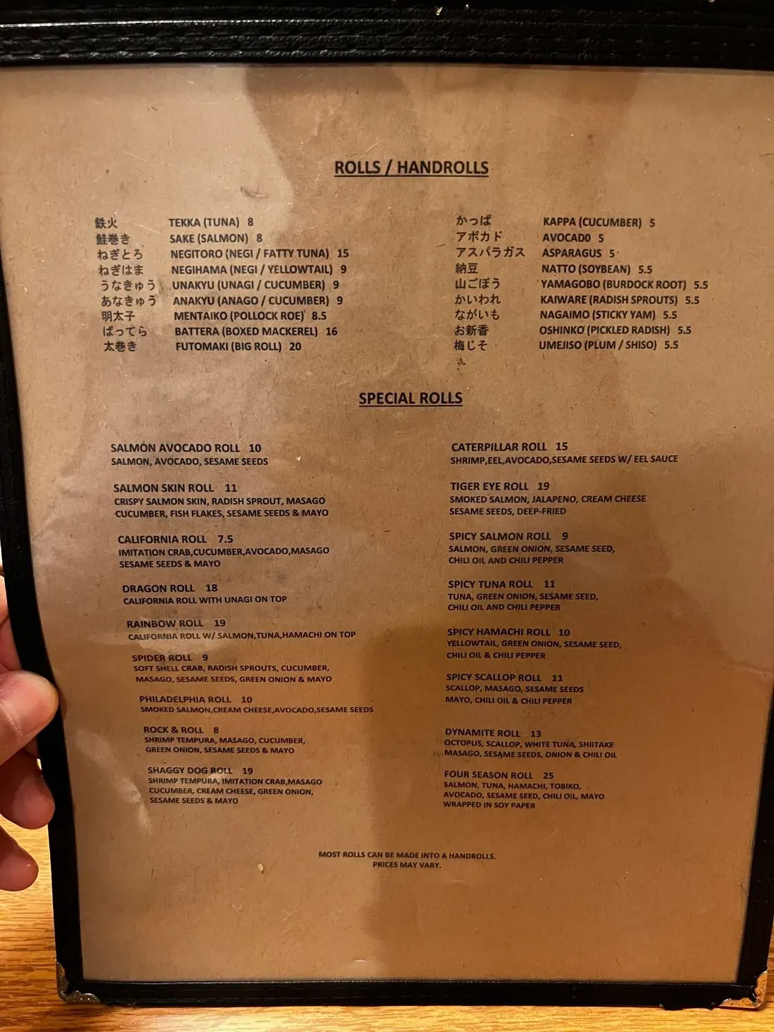 Menu 2