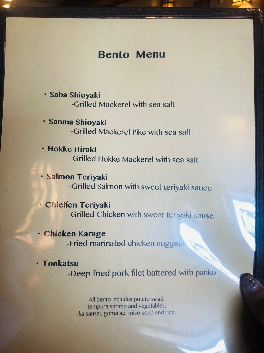 Menu 5