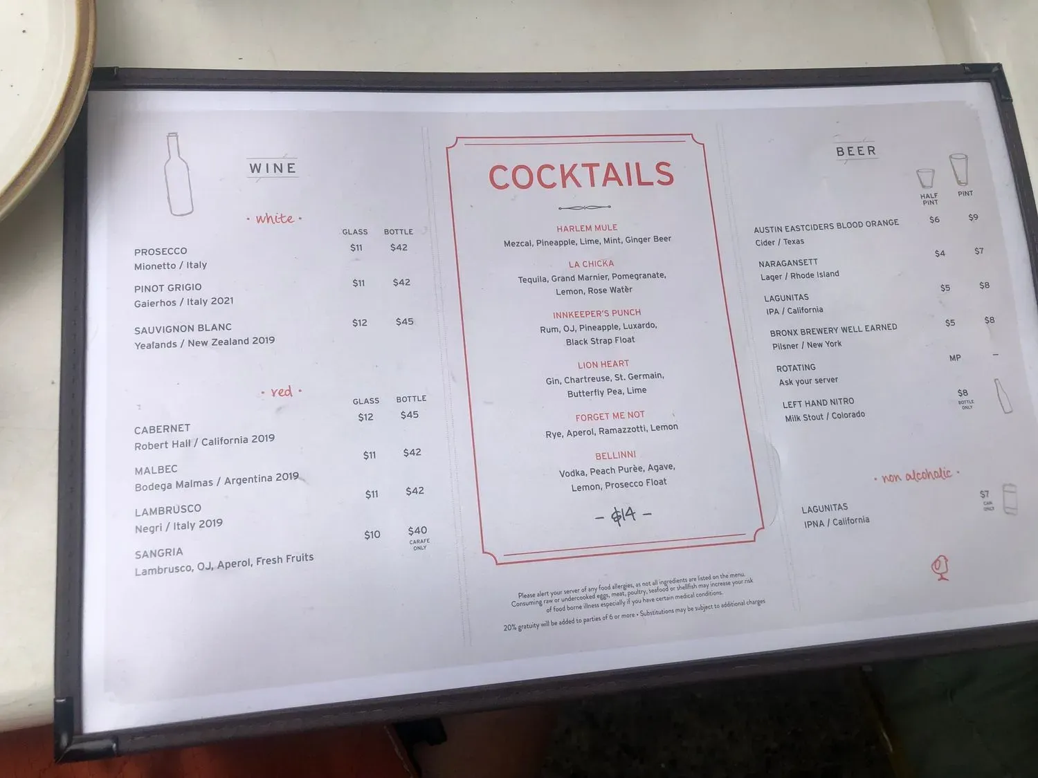 Menu 4