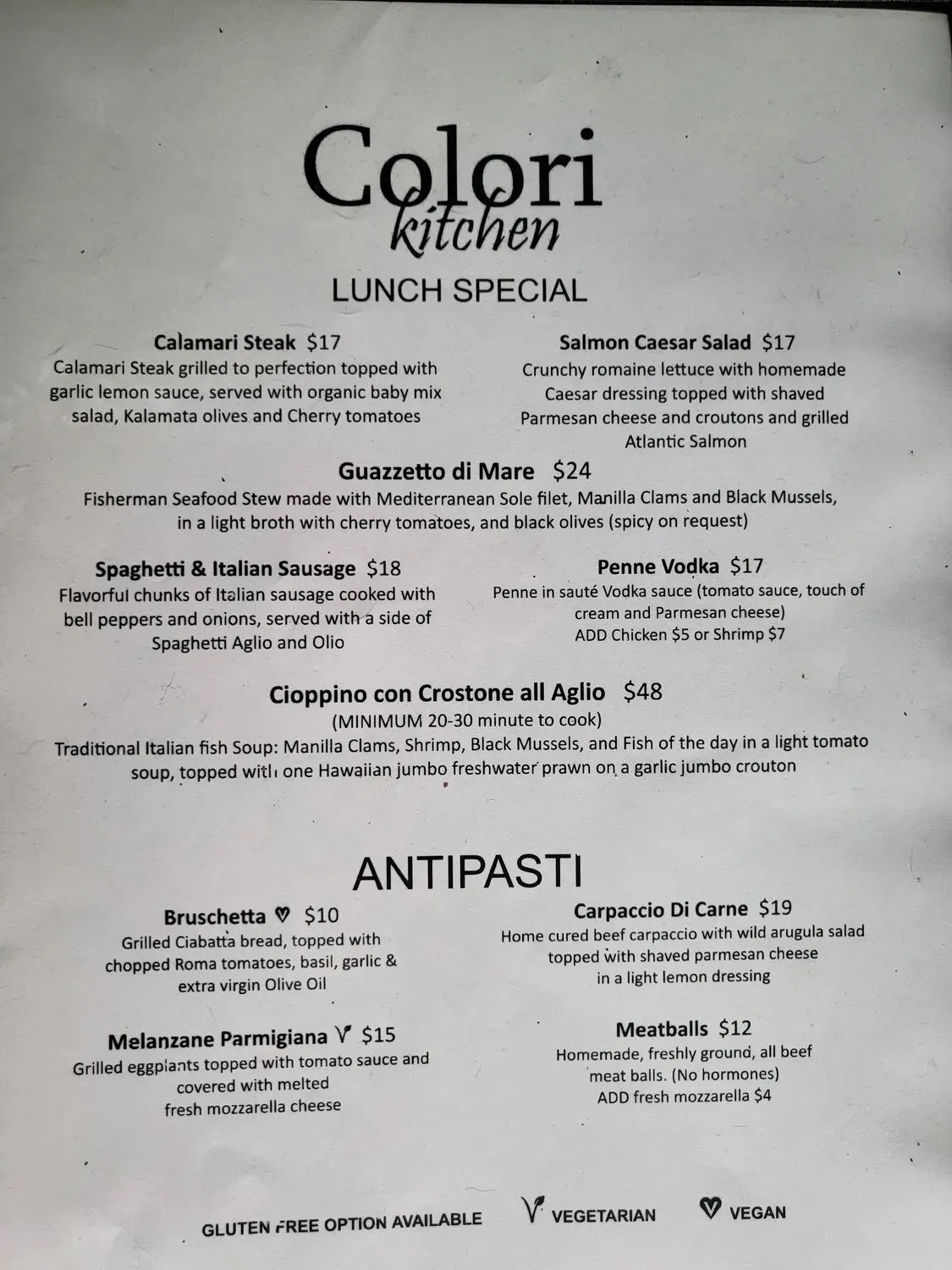 Menu 2