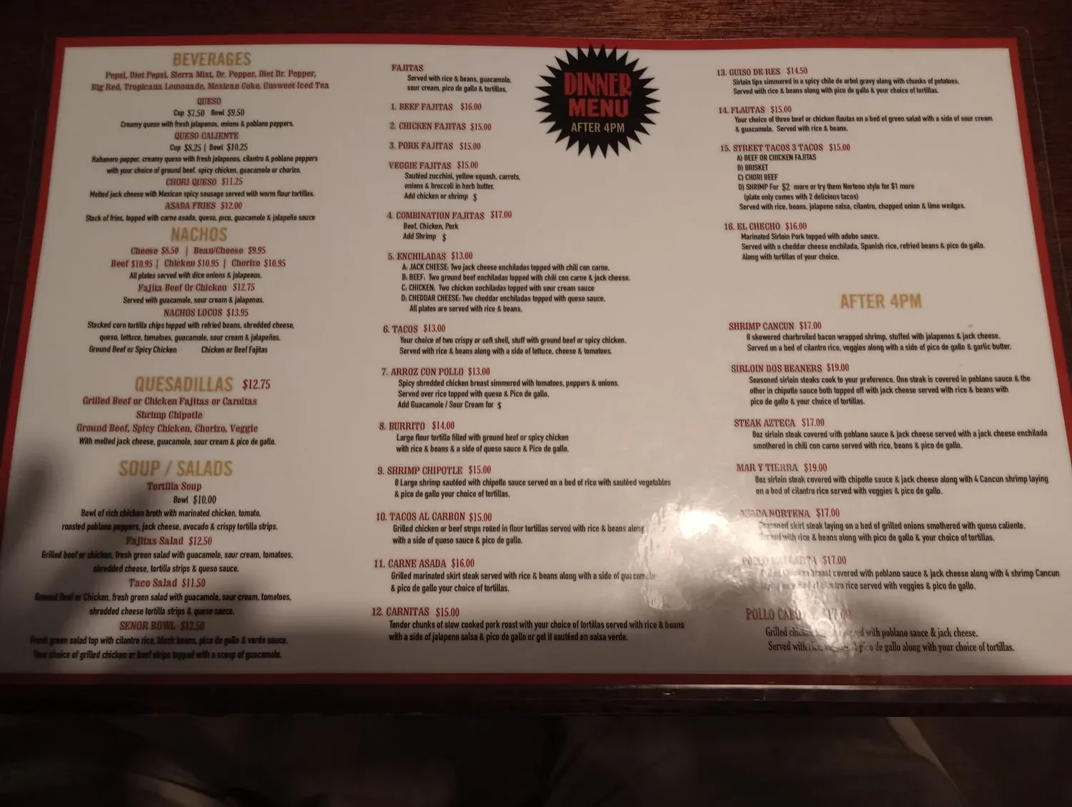 Menu 3