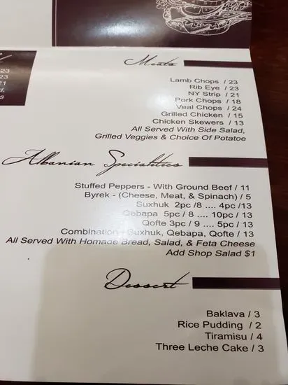 Menu 6