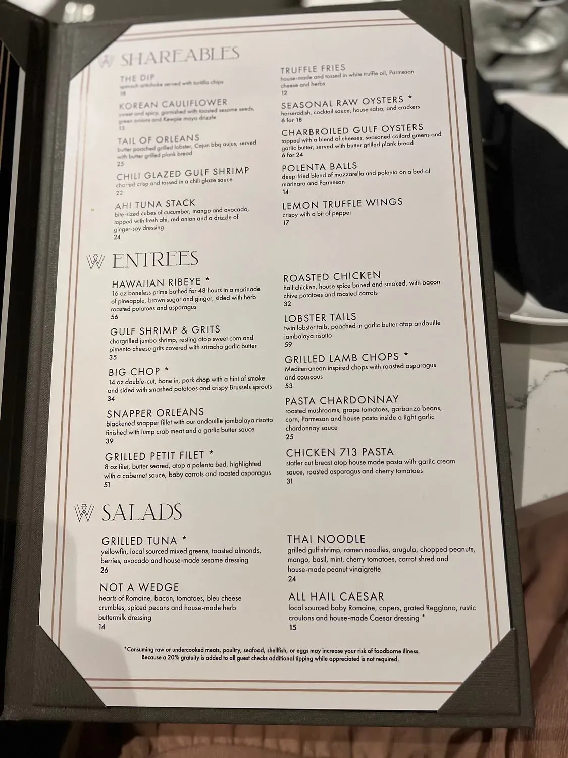 Menu 5