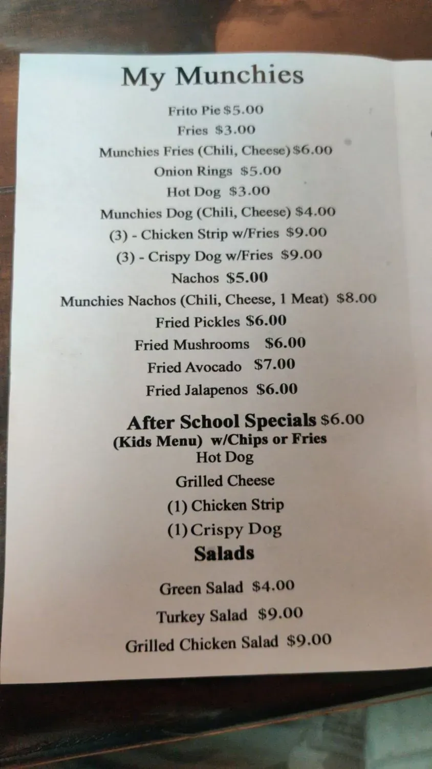 Menu 4