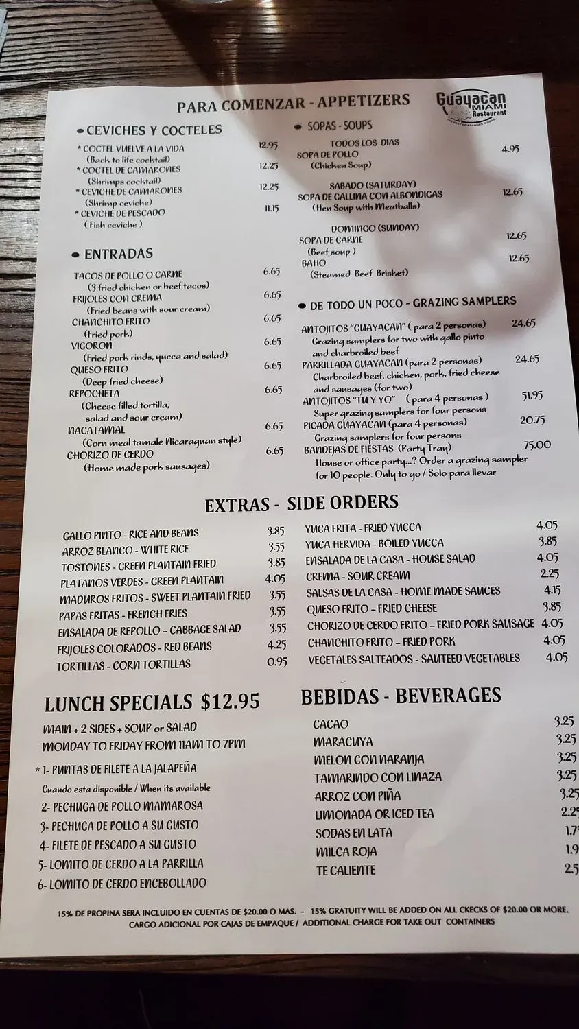 Menu 4