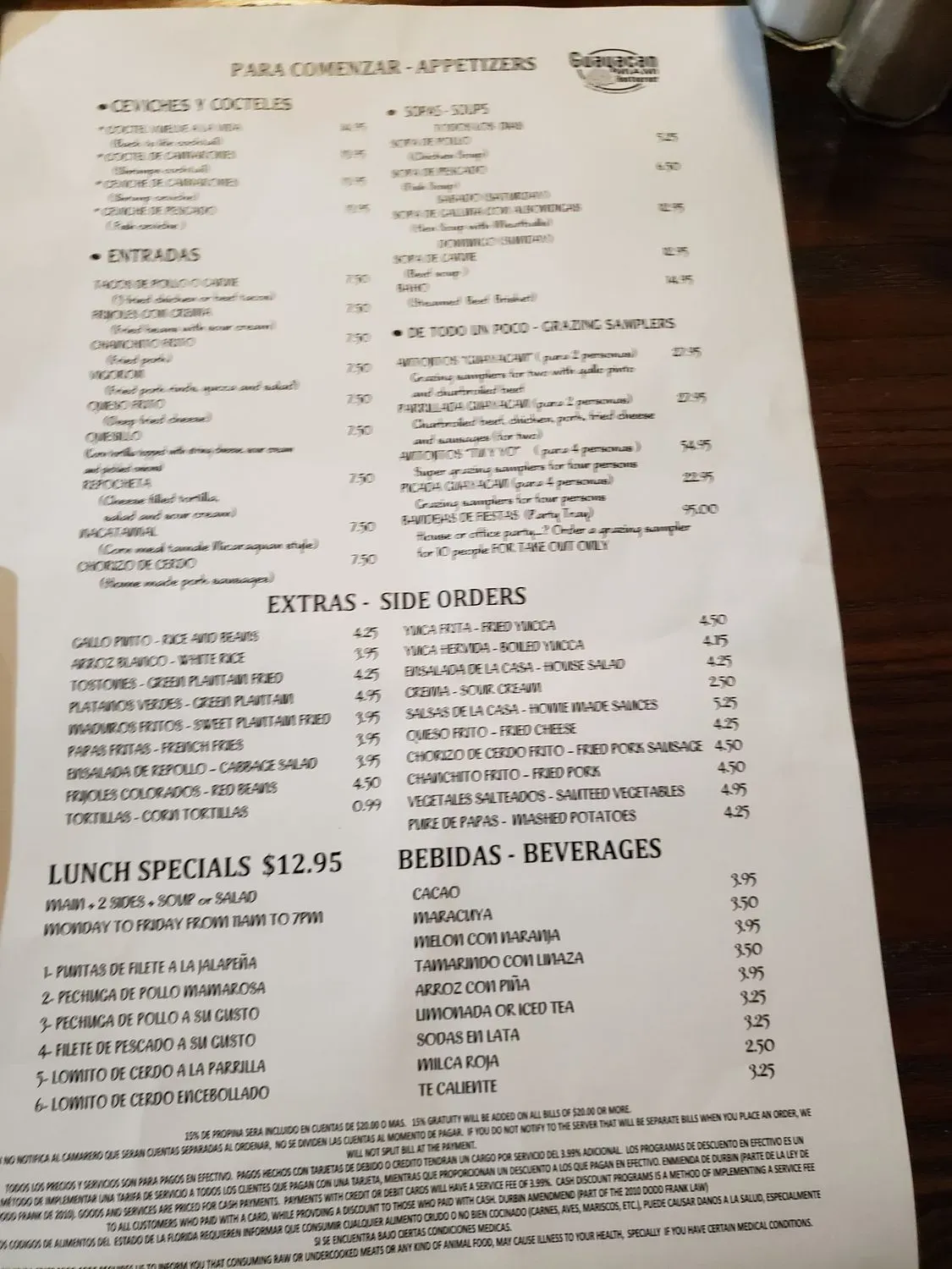 Menu 6