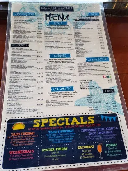 Menu 6