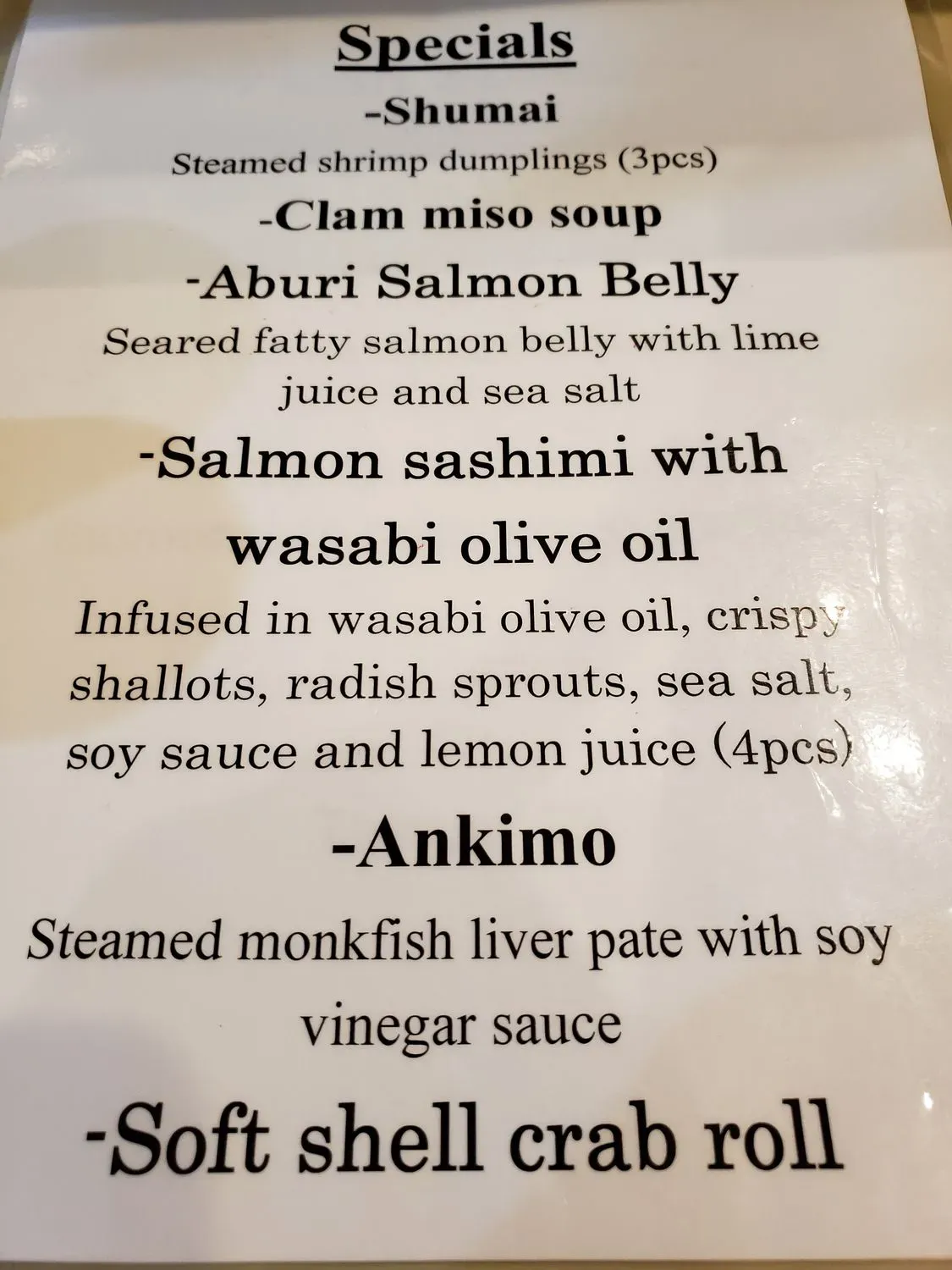 Menu 2