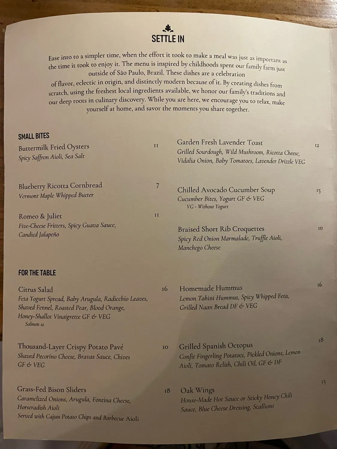 Menu 2