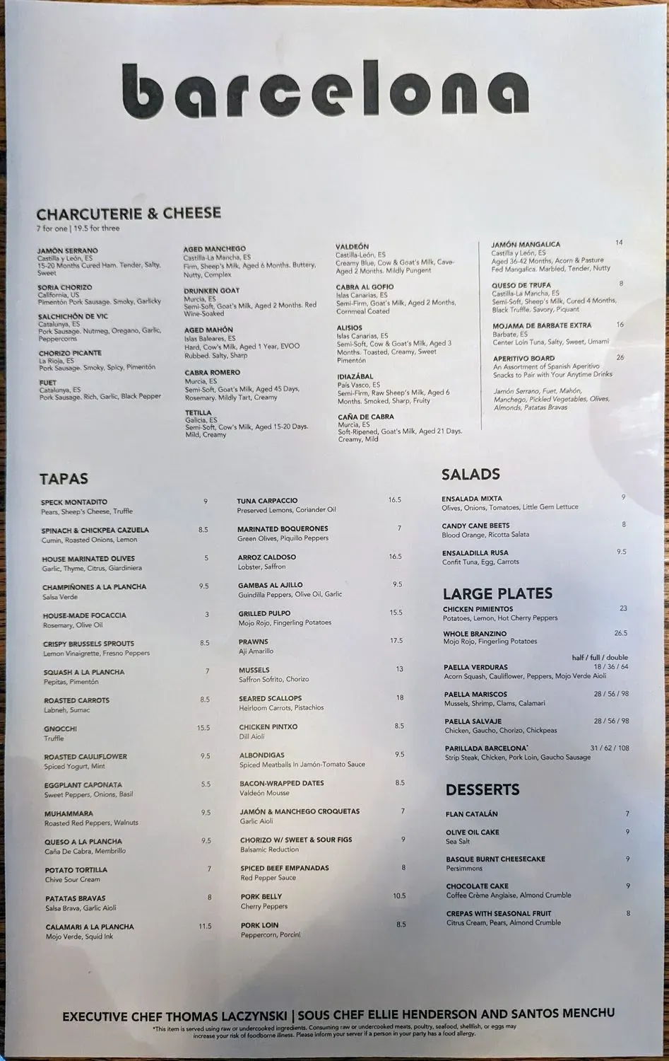 Menu 5