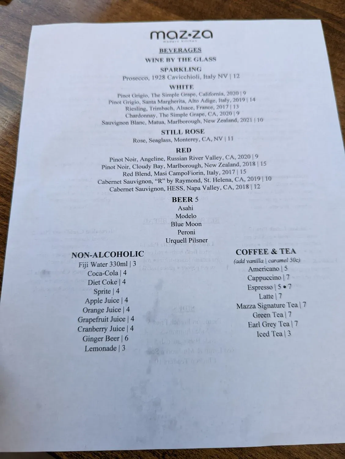 Menu 2