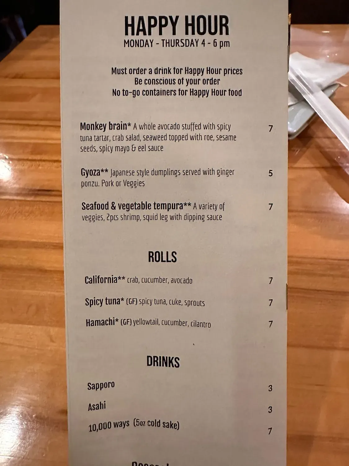 Menu 3