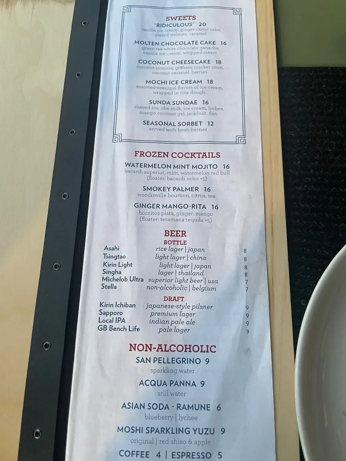 Menu 4