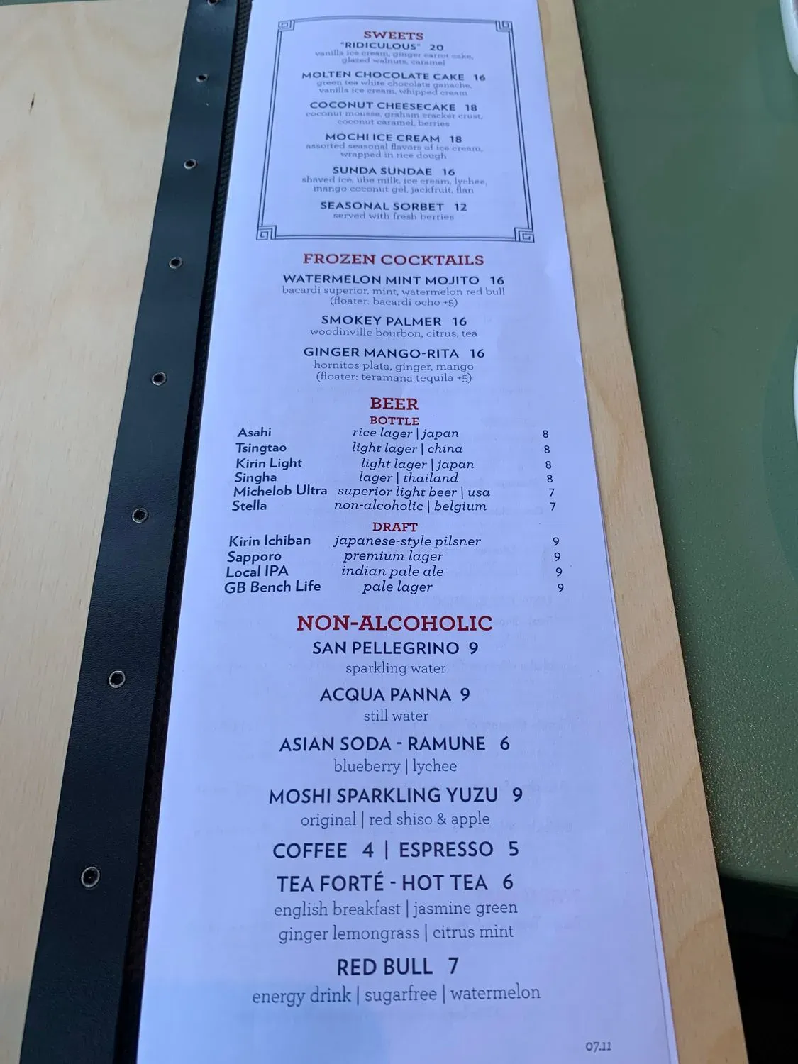 Menu 6