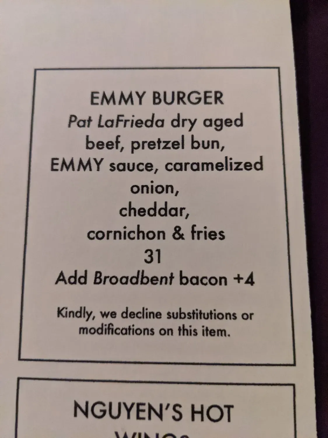 Menu 5