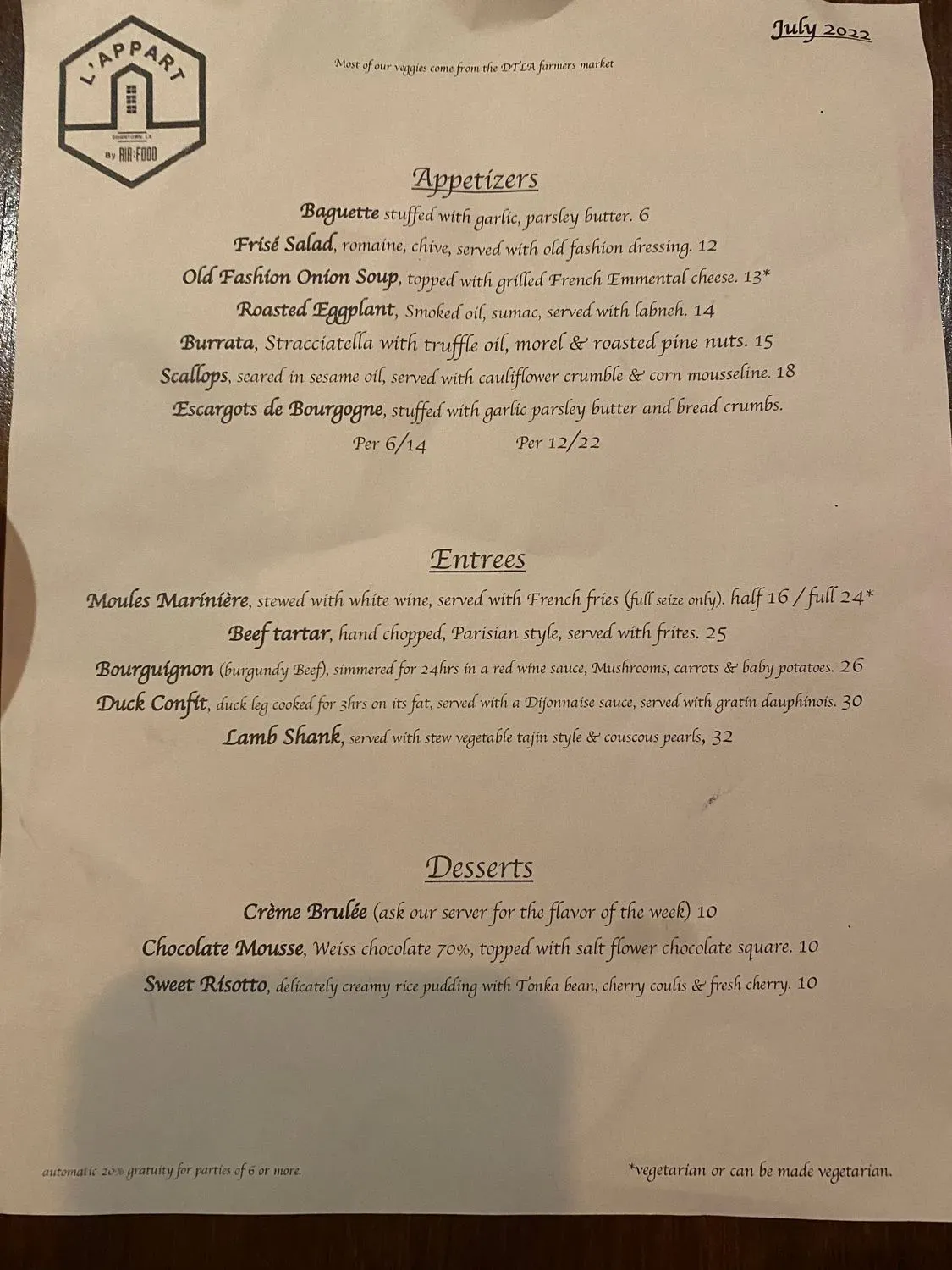 Menu 4