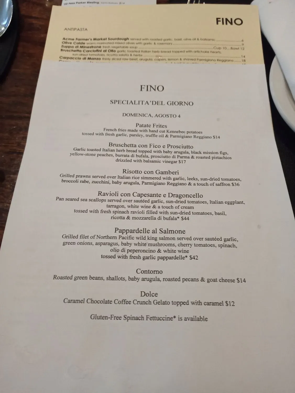 Menu 4