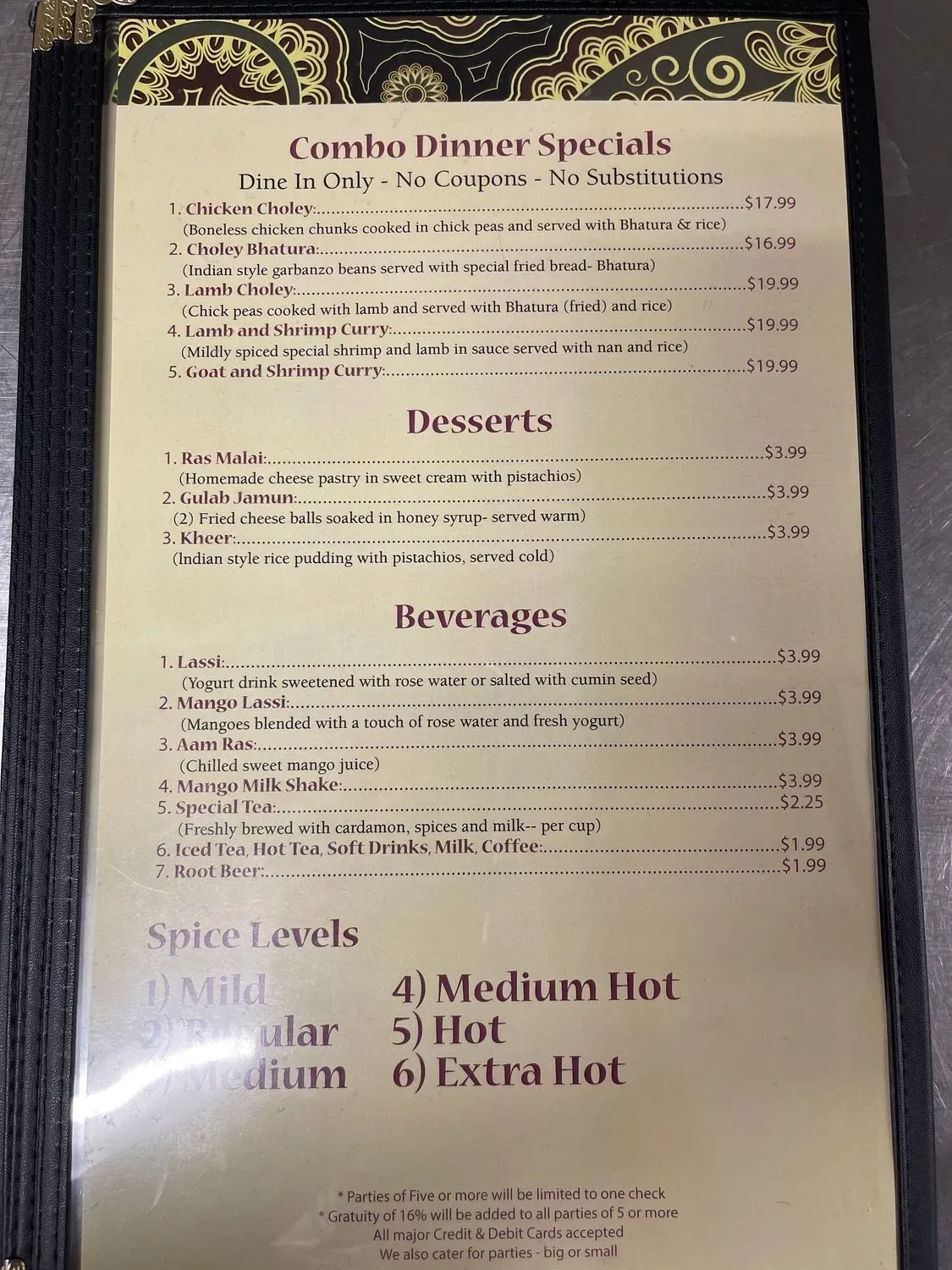 Menu 4