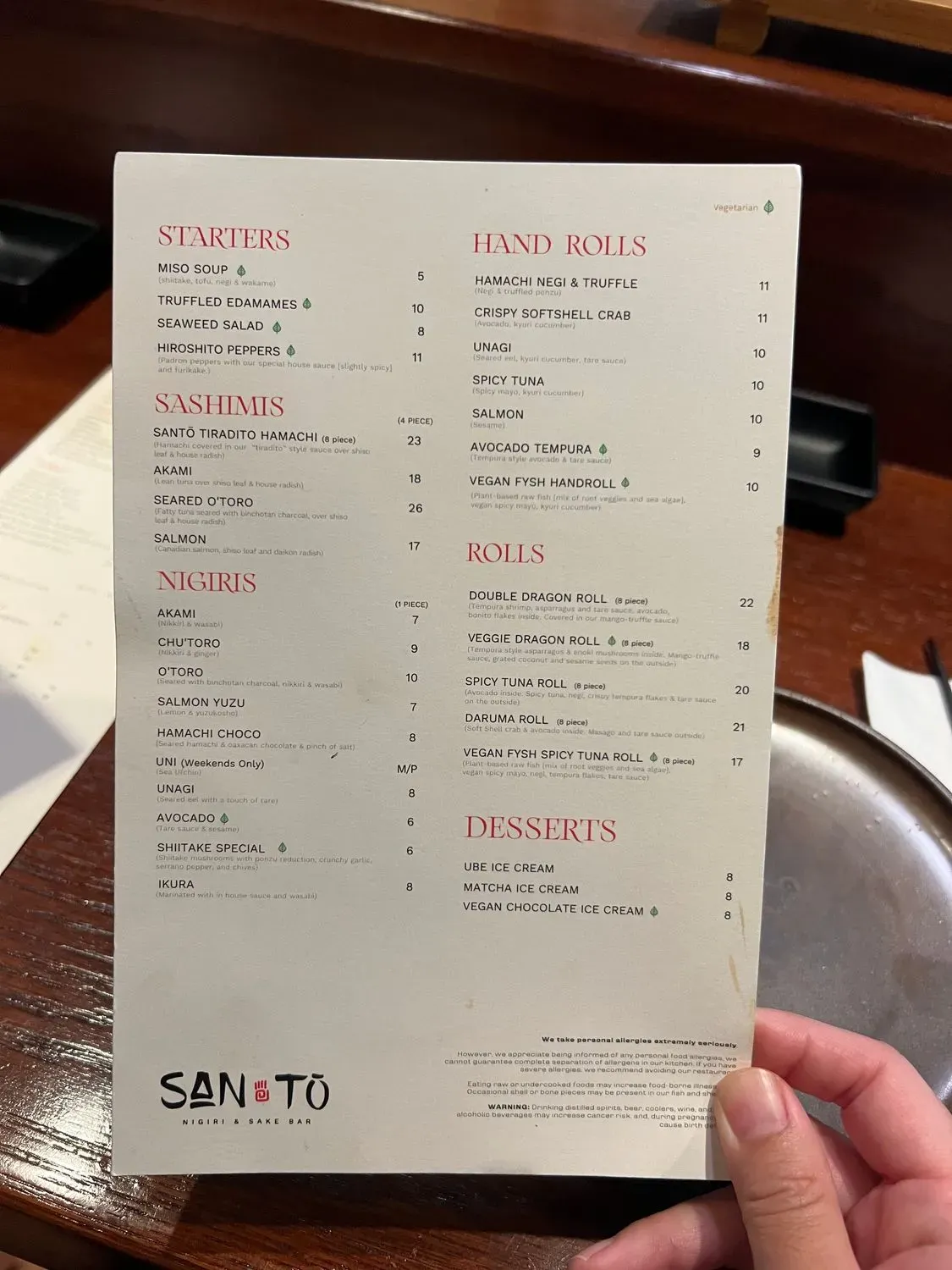 Menu 4