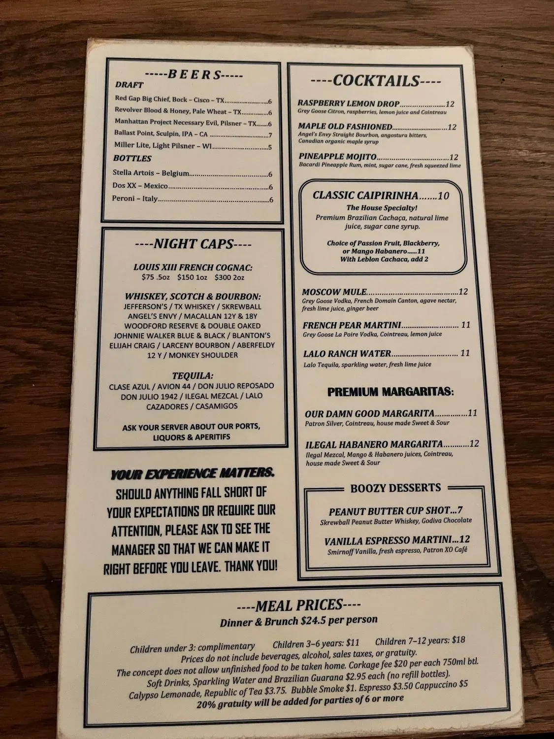 Menu 2