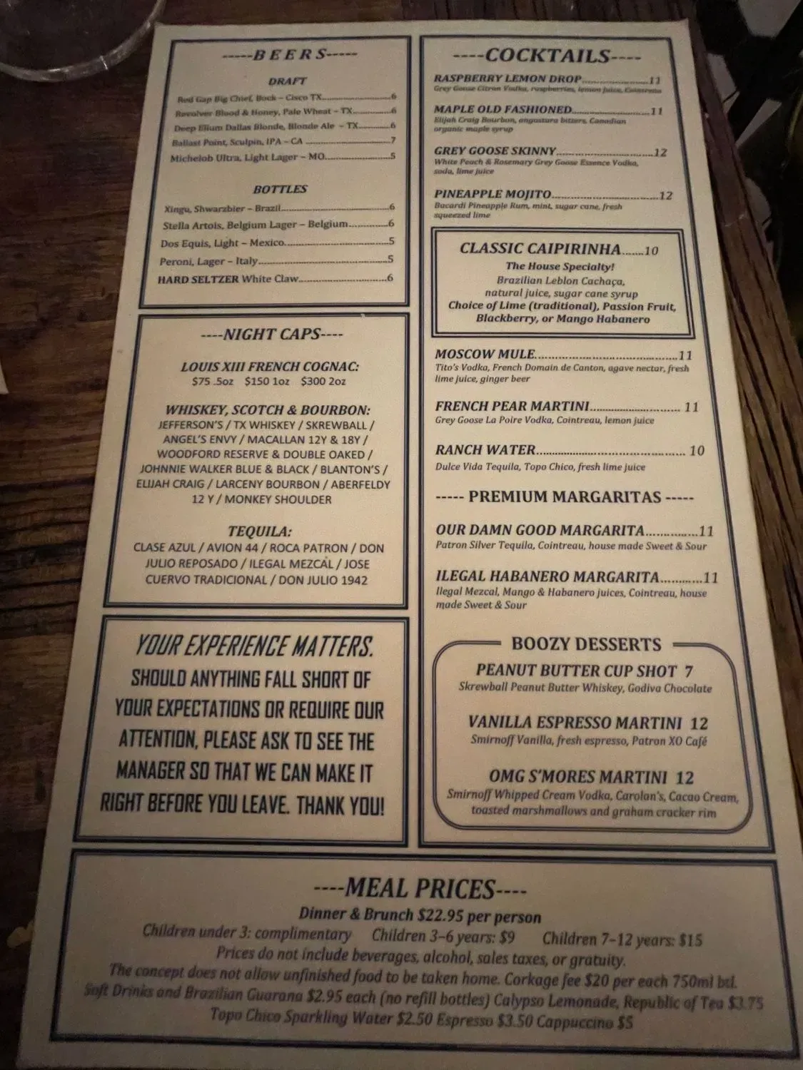 Menu 5