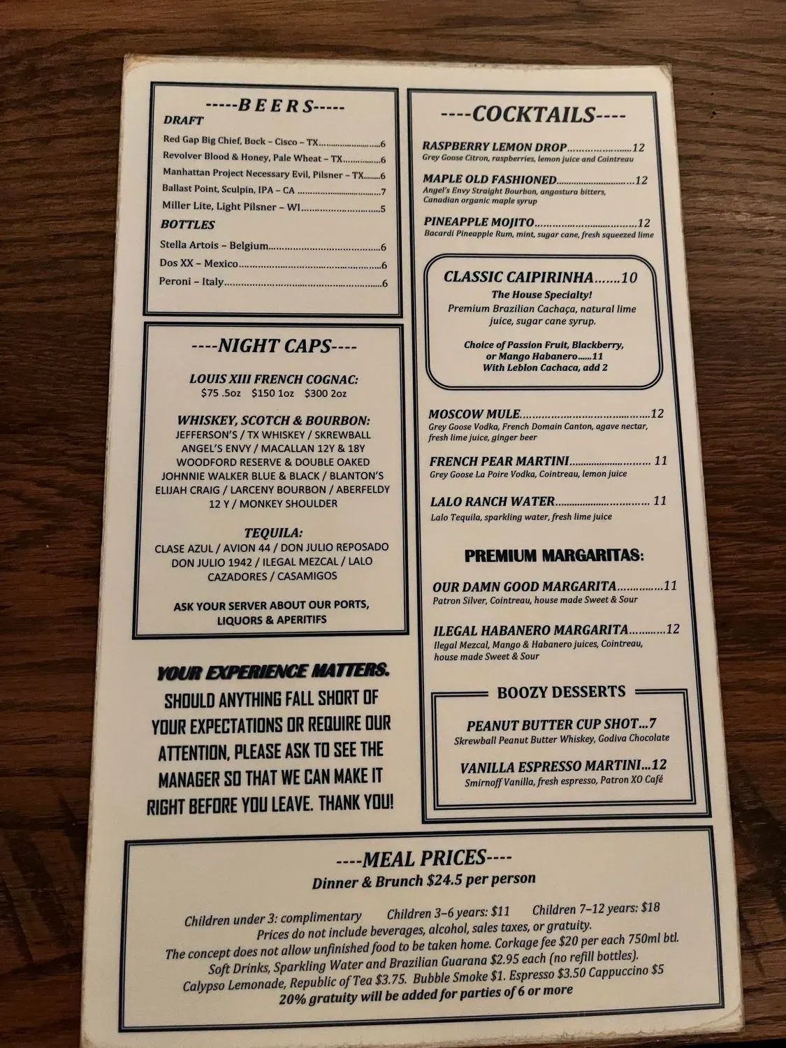 Menu 6